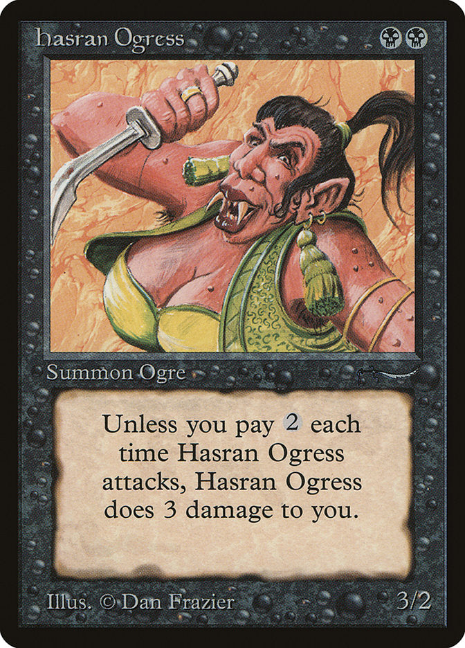 Hasran Ogress (Light Mana Cost) [Arabian Nights] | Spectrum Games