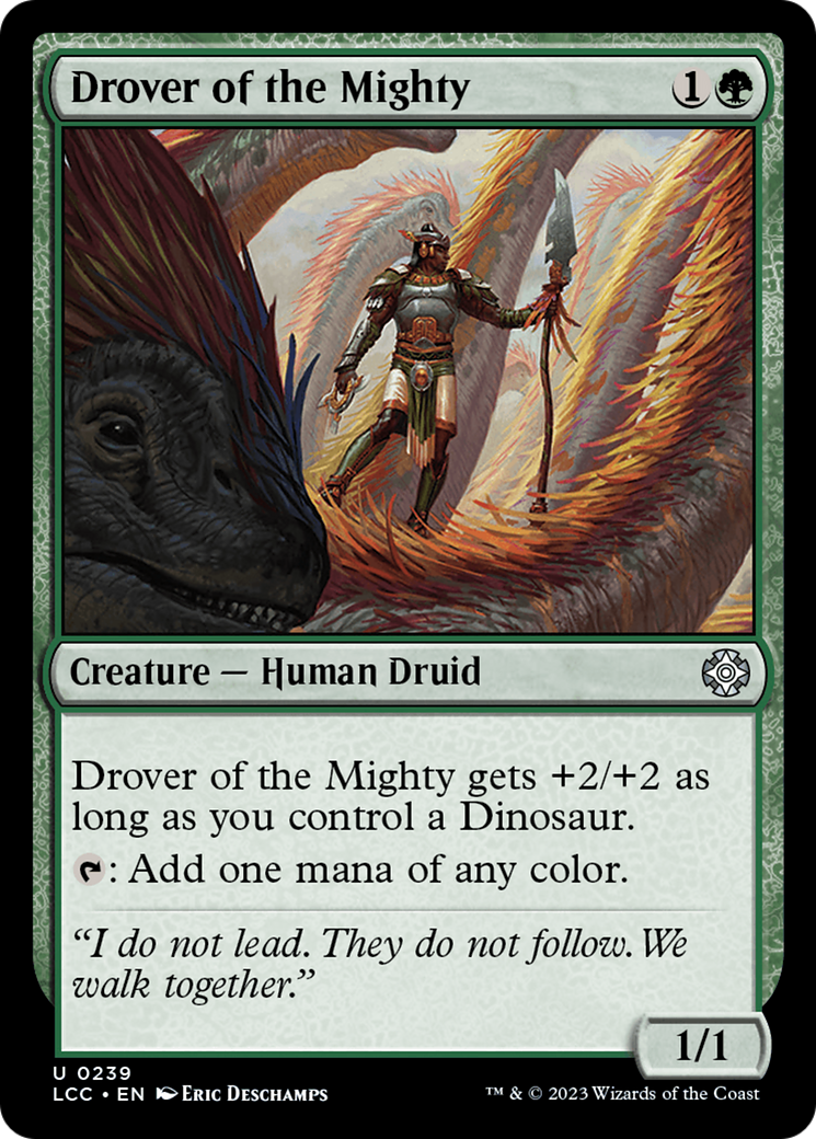 Drover of the Mighty [The Lost Caverns of Ixalan Commander] | Spectrum Games