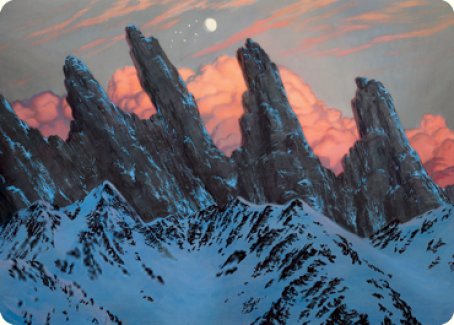 Mountain (275) Art Card [Dungeons & Dragons: Adventures in the Forgotten Realms Art Series] | Spectrum Games