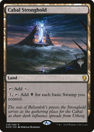 Cabal Stronghold [Dominaria Promos] | Spectrum Games