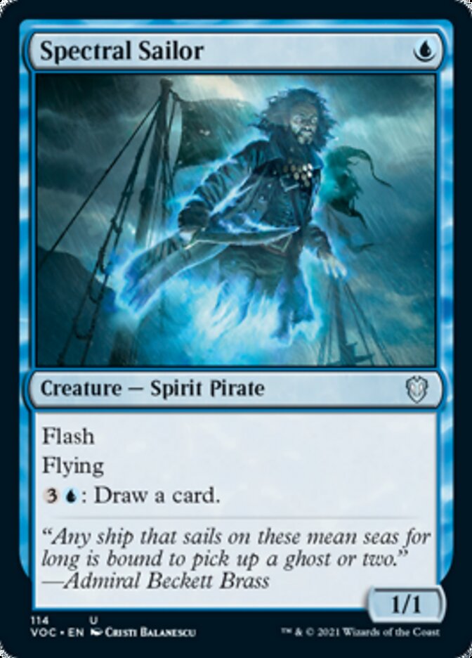 Spectral Sailor [Innistrad: Crimson Vow Commander] | Spectrum Games