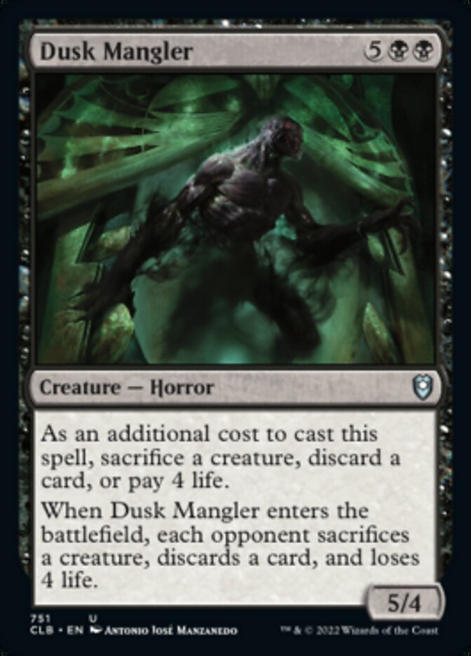 Dusk Mangler [Commander Legends: Battle for Baldur's Gate] | Spectrum Games