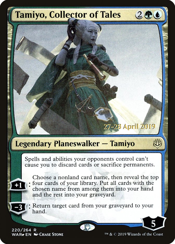 Tamiyo, Collector of Tales  [War of the Spark Prerelease Promos] | Spectrum Games