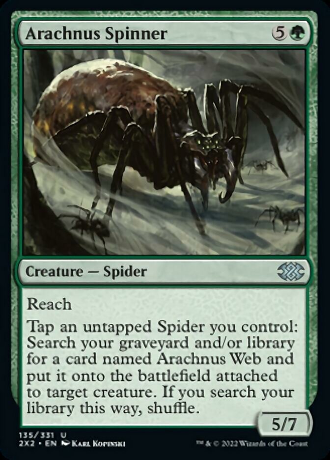 Arachnus Spinner [Double Masters 2022] | Spectrum Games