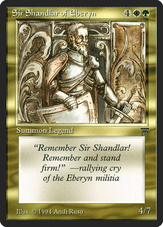 Sir Shandlar of Eberyn [Legends] | Spectrum Games