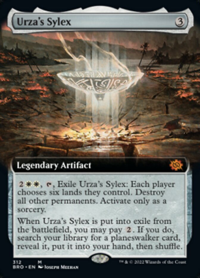 Urza's Sylex (Extended Art) [The Brothers' War] | Spectrum Games