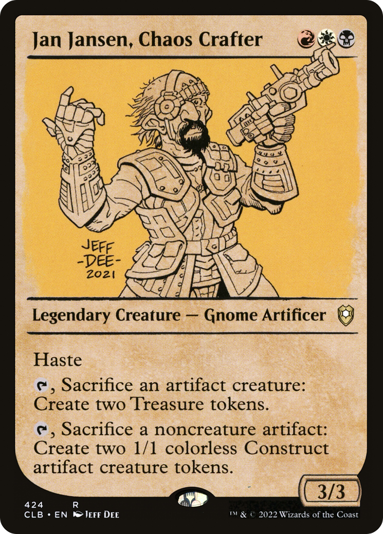 Jan Jansen, Chaos Crafter (Showcase) [Commander Legends: Battle for Baldur's Gate] | Spectrum Games