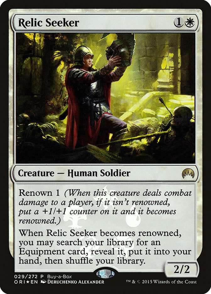 Relic Seeker (Buy-A-Box) [Magic Origins Promos] | Spectrum Games