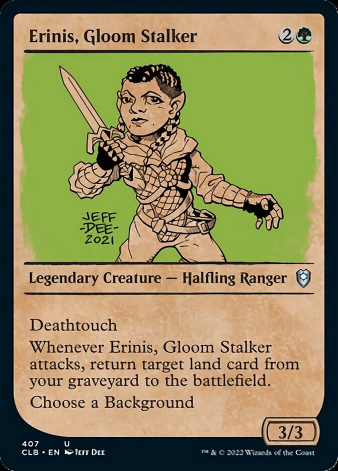 Erinis, Gloom Stalker (Showcase) [Commander Legends: Battle for Baldur's Gate] | Spectrum Games