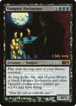 Vampire Nocturnus [Magic 2010 Promos] | Spectrum Games