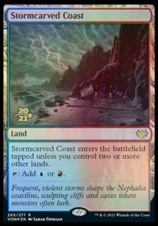 Stormcarved Coast [Innistrad: Crimson Vow Prerelease Promos] | Spectrum Games