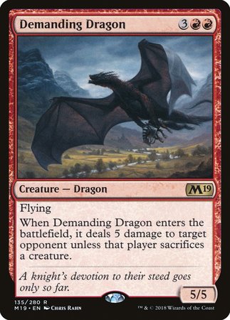 Demanding Dragon [Core Set 2019] | Spectrum Games