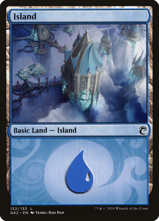 Island (132) [Ravnica Allegiance Guild Kit] | Spectrum Games