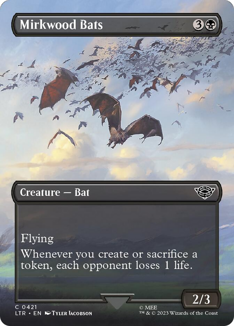 Mirkwood Bats (Borderless Alternate Art) [The Lord of the Rings: Tales of Middle-Earth] | Spectrum Games