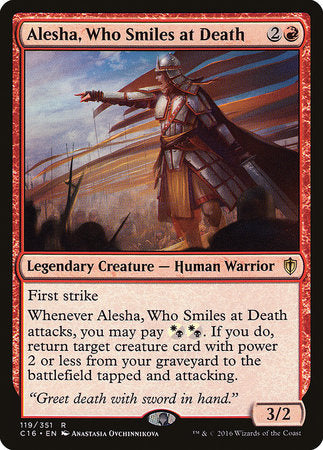 Alesha, Who Smiles at Death [Commander 2016] | Spectrum Games