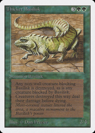 Thicket Basilisk [Unlimited Edition] | Spectrum Games