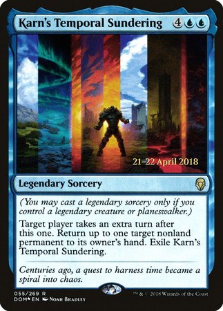 Karn's Temporal Sundering [Dominaria Promos] | Spectrum Games