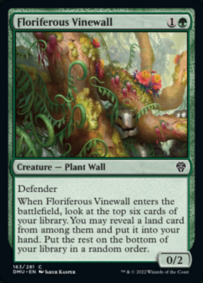 Floriferous Vinewall [Dominaria United] | Spectrum Games