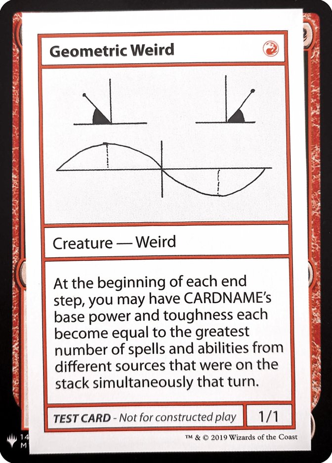 Geometric Weird [Mystery Booster Playtest Cards] | Spectrum Games