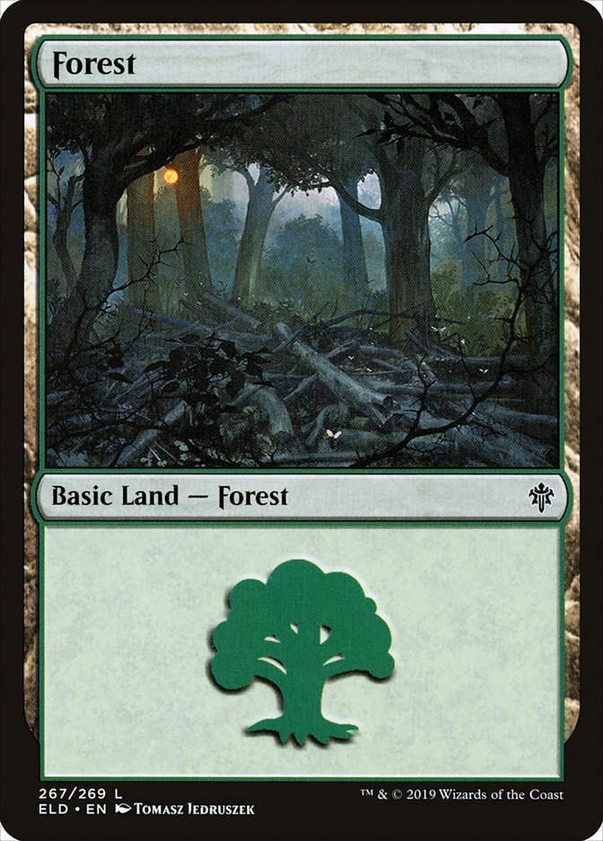 Forest (267) [Throne of Eldraine] | Spectrum Games