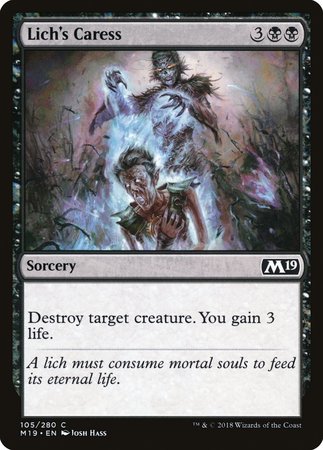 Lich's Caress [Core Set 2019] | Spectrum Games