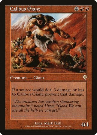 Callous Giant [Invasion] | Spectrum Games