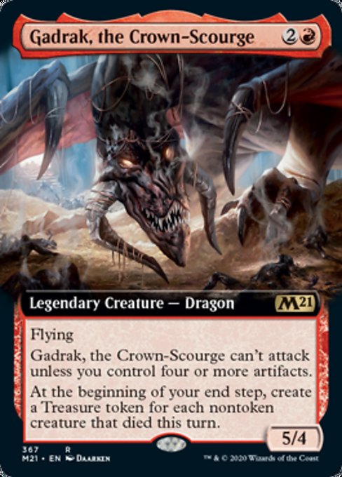 Gadrak, the Crown-Scourge (Extended Art) [Core Set 2021] | Spectrum Games