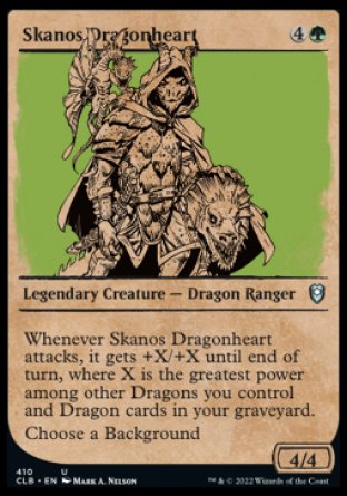 Skanos Dragonheart (Showcase) [Commander Legends: Battle for Baldur's Gate] | Spectrum Games