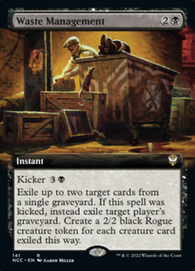 Waste Management (Extended Art) [Streets of New Capenna Commander] | Spectrum Games