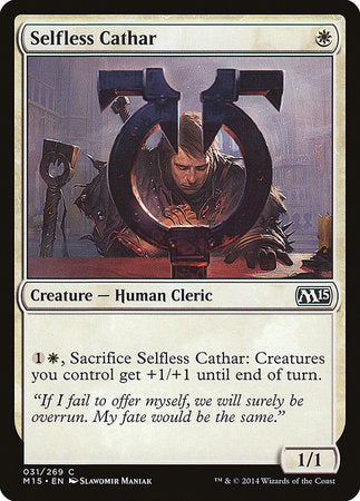 Selfless Cathar [Magic 2015] | Spectrum Games