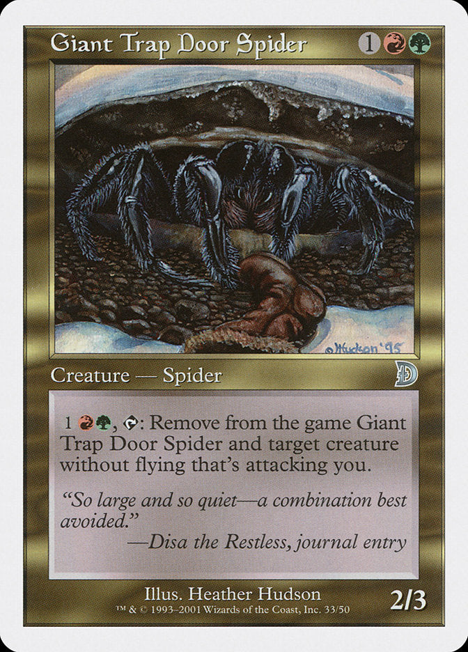 Giant Trap Door Spider [Deckmasters] | Spectrum Games