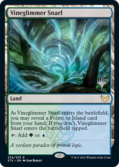 Vineglimmer Snarl (Promo Pack) [Strixhaven: School of Mages Promos] | Spectrum Games