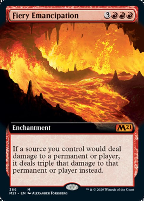 Fiery Emancipation (Extended Art) [Core Set 2021] | Spectrum Games