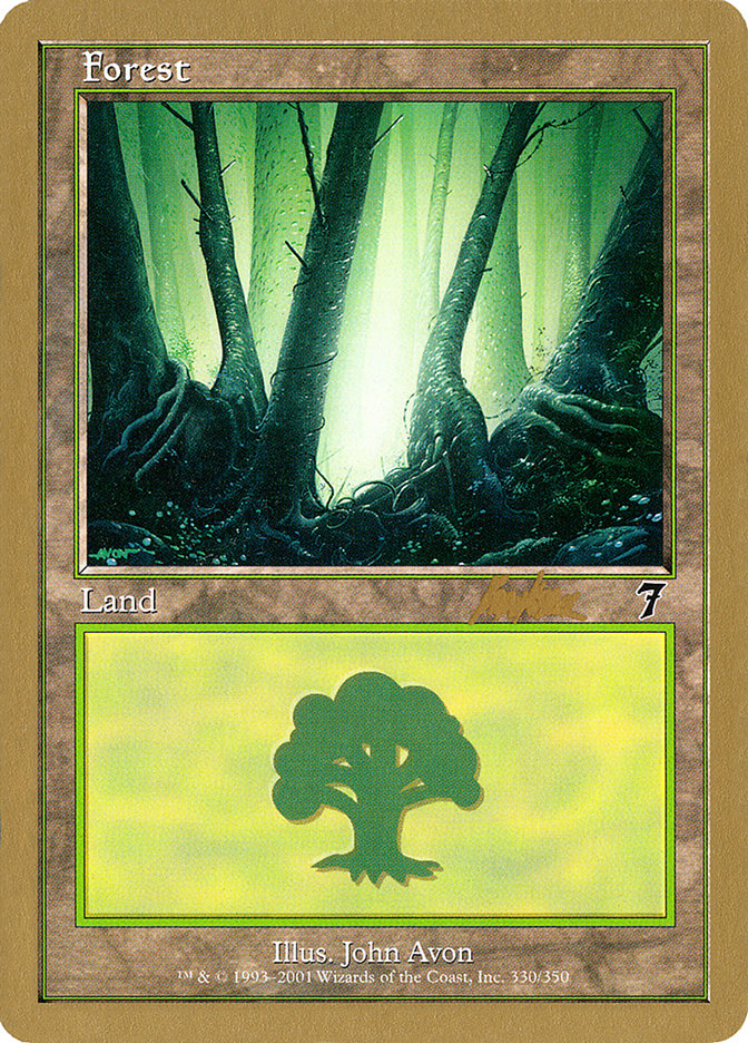 Forest (bk330) (Brian Kibler) [World Championship Decks 2002] | Spectrum Games