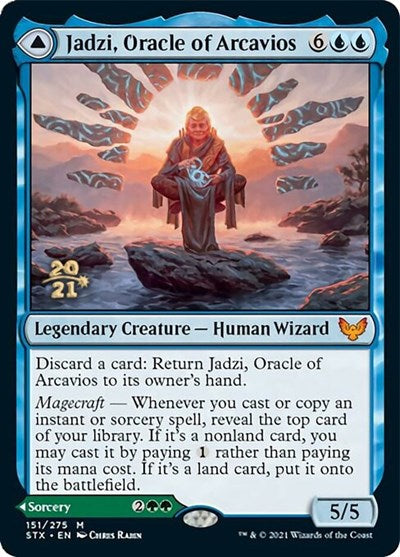 Jadzi, Oracle of Arcavios // Journey to the Oracle [Strixhaven: School of Mages Prerelease Promos] | Spectrum Games