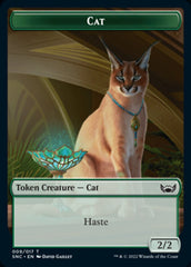Cat // Rogue Double-sided Token [Streets of New Capenna Tokens] | Spectrum Games