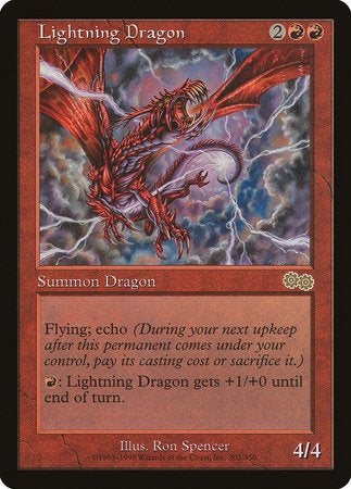 Lightning Dragon [Urza's Saga] | Spectrum Games