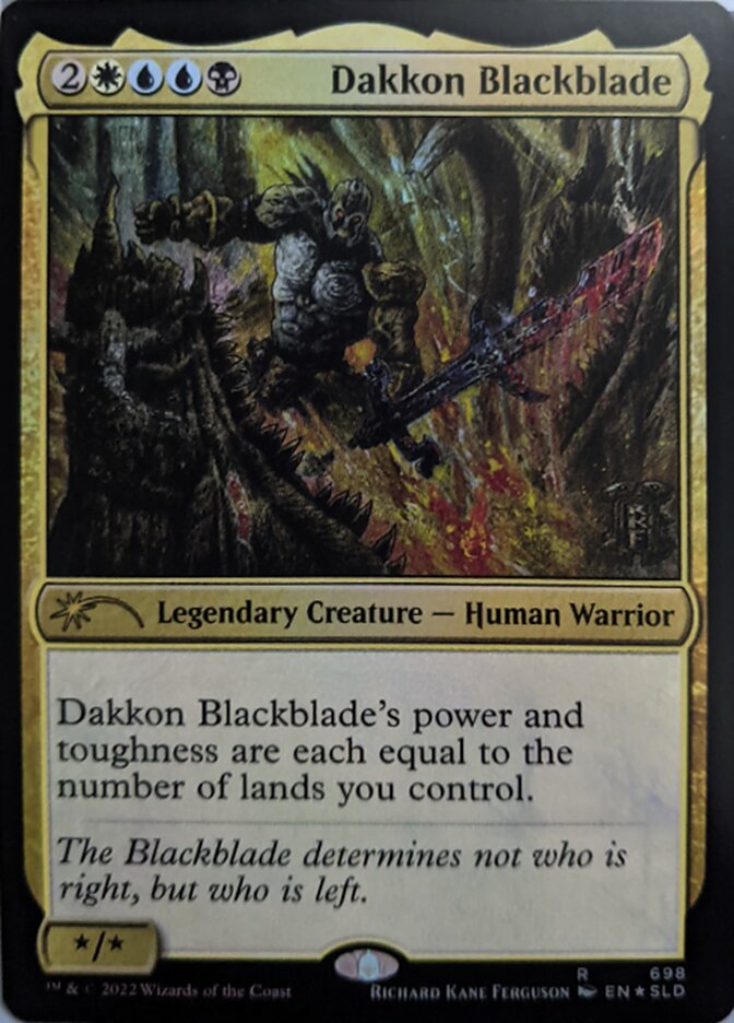 Dakkon Blackblade [Secret Lair Drop Promos] | Spectrum Games