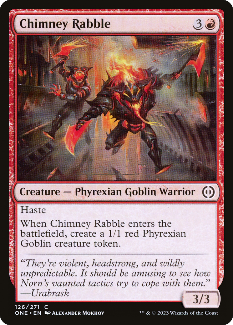 Chimney Rabble [Phyrexia: All Will Be One] | Spectrum Games