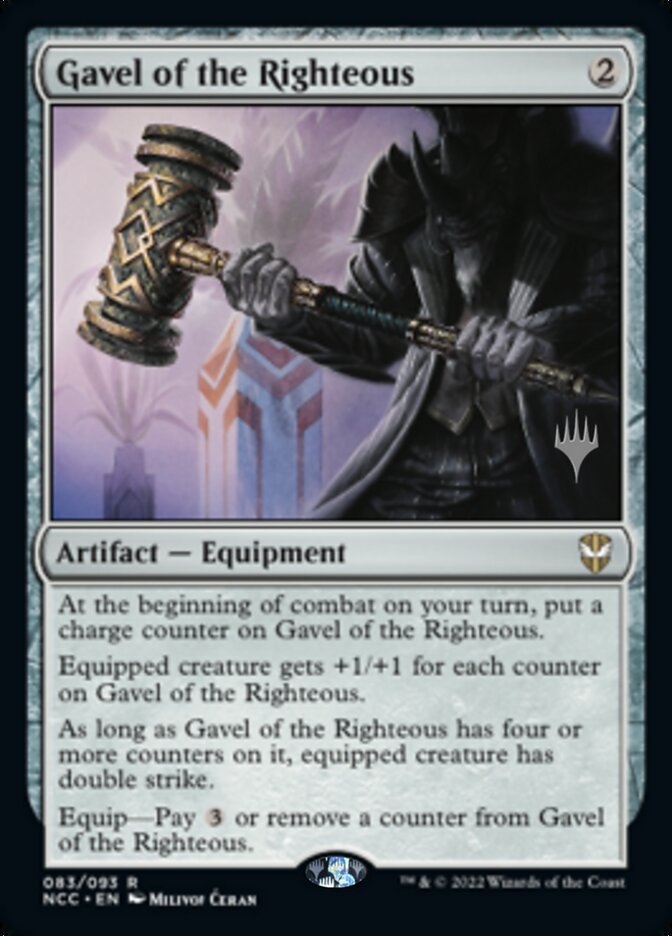 Gavel of the Righteous (Promo Pack) [Streets of New Capenna Commander Promos] | Spectrum Games