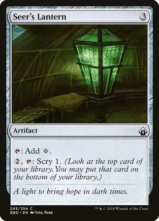 Seer's Lantern [Battlebond] | Spectrum Games