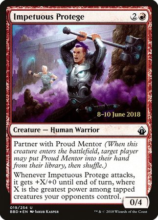 Impetuous Protege [Battlebond Promos] | Spectrum Games