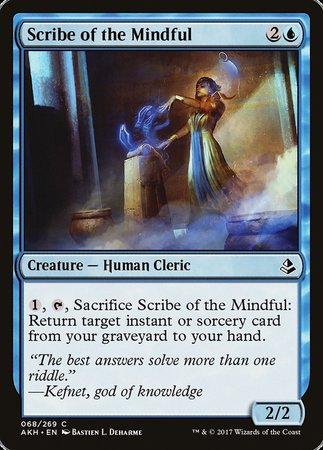 Scribe of the Mindful [Amonkhet] | Spectrum Games