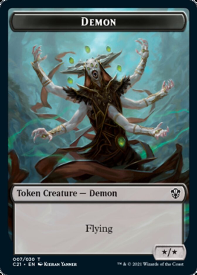 Demon // Fungus Beast Token [Commander 2021 Tokens] | Spectrum Games