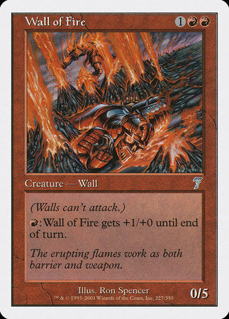 Wall of Fire [Seventh Edition] | Spectrum Games