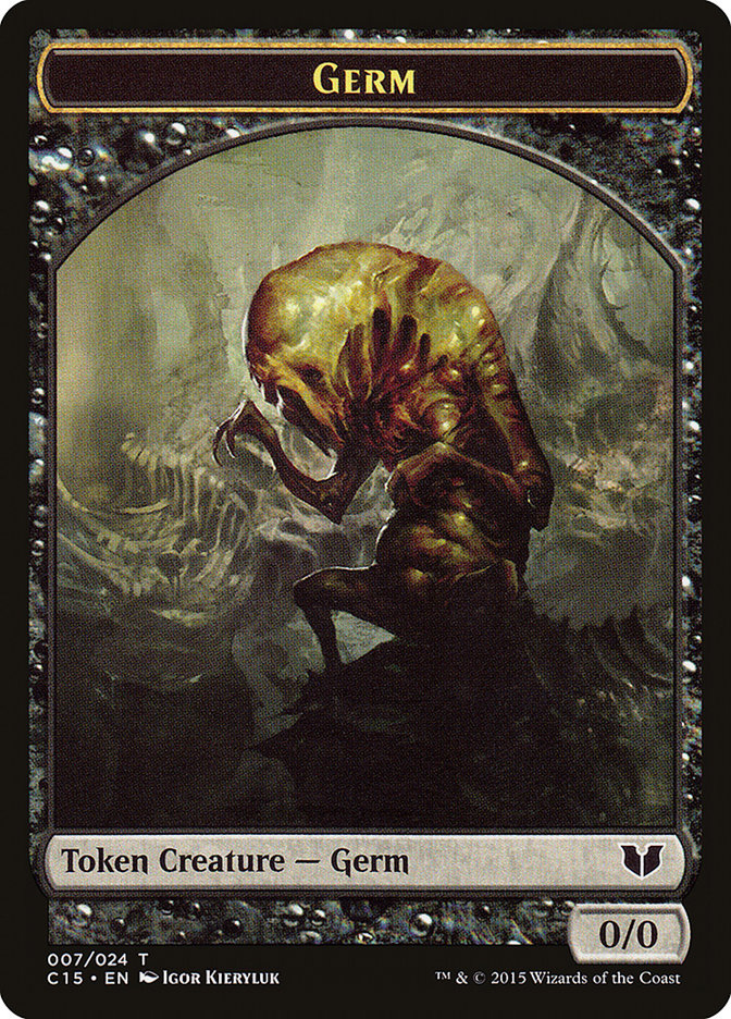Germ // Zombie Double-Sided Token [Commander 2015 Tokens] | Spectrum Games