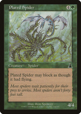 Plated Spider [Urza's Destiny] | Spectrum Games
