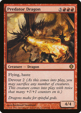 Predator Dragon [Shards of Alara] | Spectrum Games