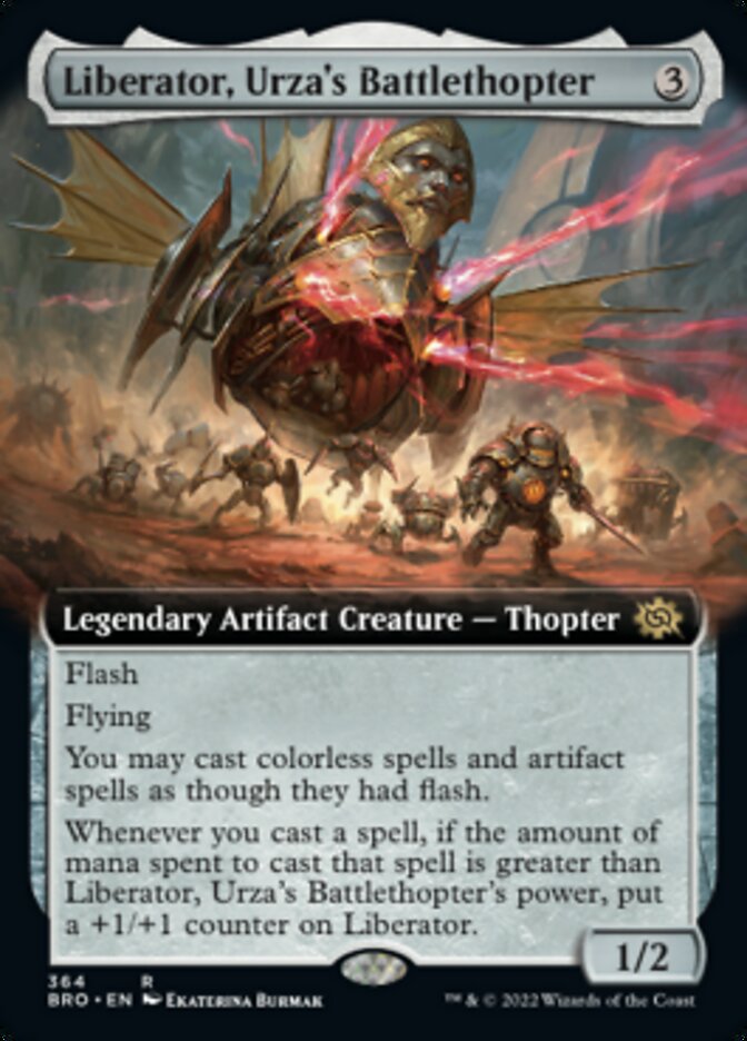 Liberator, Urza's Battlethopter (Extended Art) [The Brothers' War] | Spectrum Games