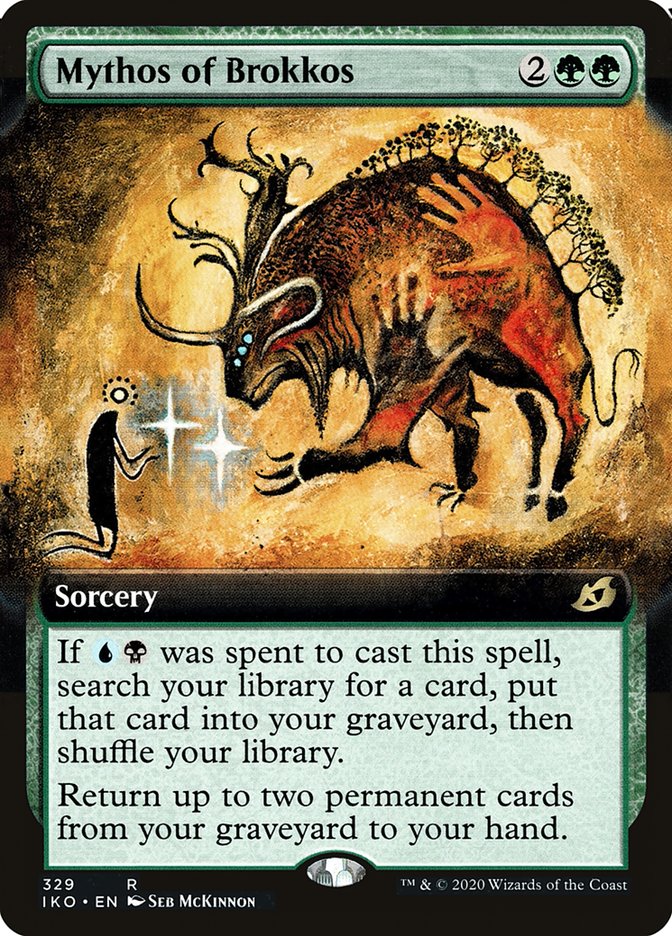 Mythos of Brokkos (Extended Art) [Ikoria: Lair of Behemoths] | Spectrum Games